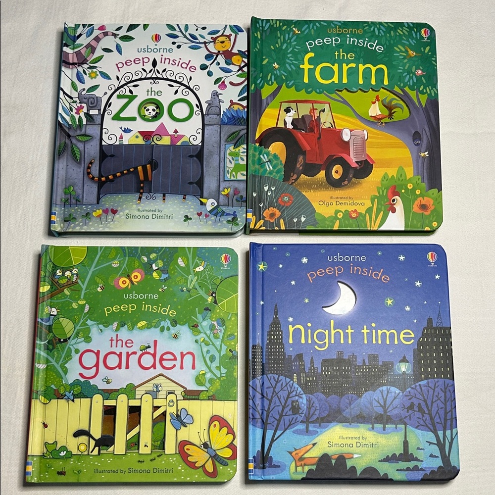 Usborne Peep Inside Children's Book Set